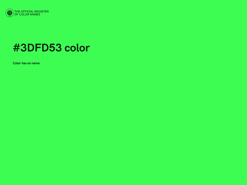 #3DFD53 color image