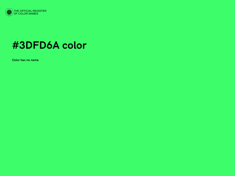 #3DFD6A color image