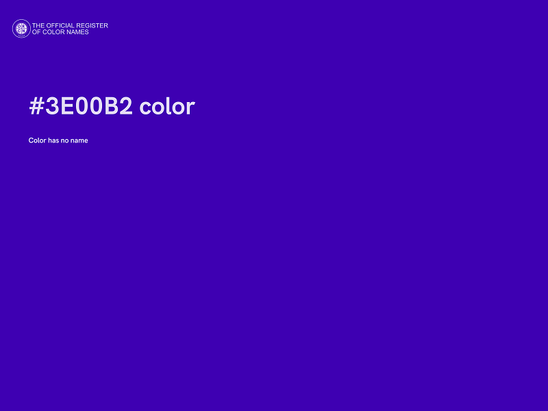 #3E00B2 color image