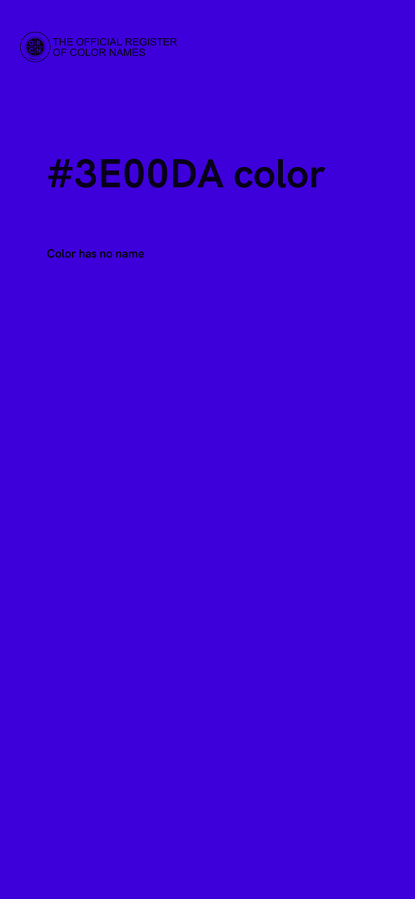 #3E00DA color image