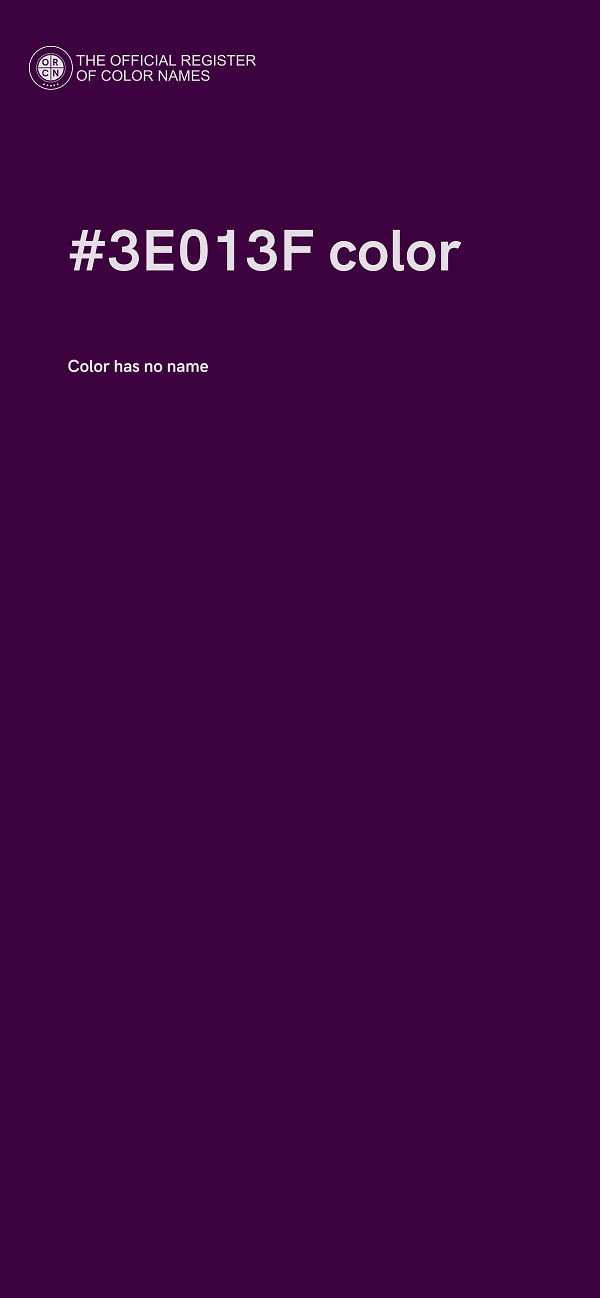 #3E013F color image