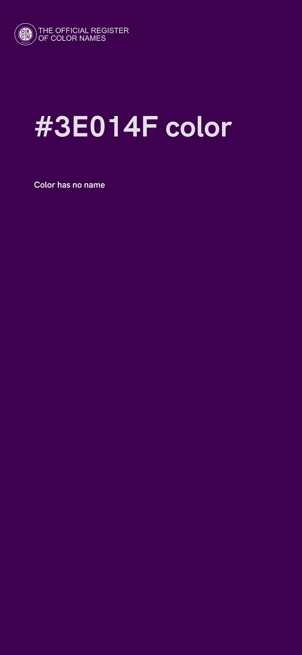 #3E014F color image