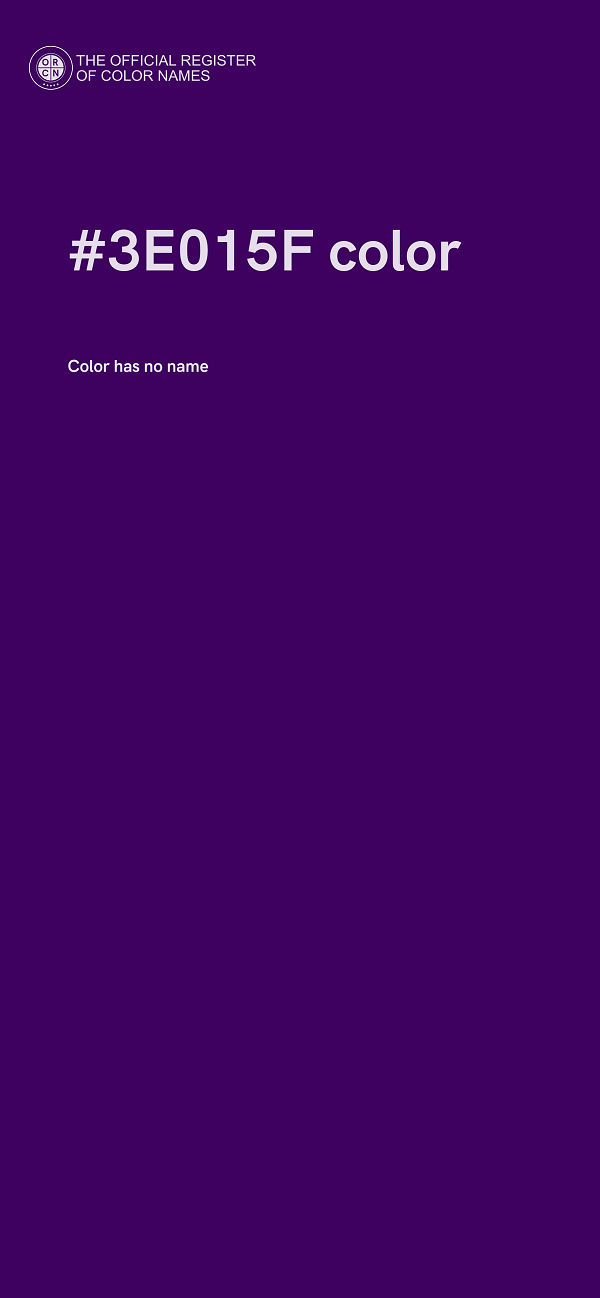#3E015F color image