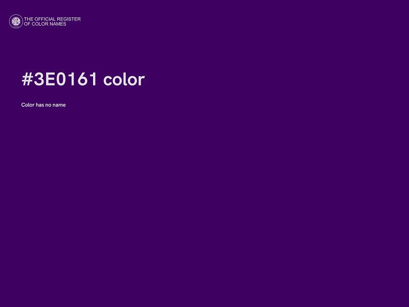 #3E0161 color image