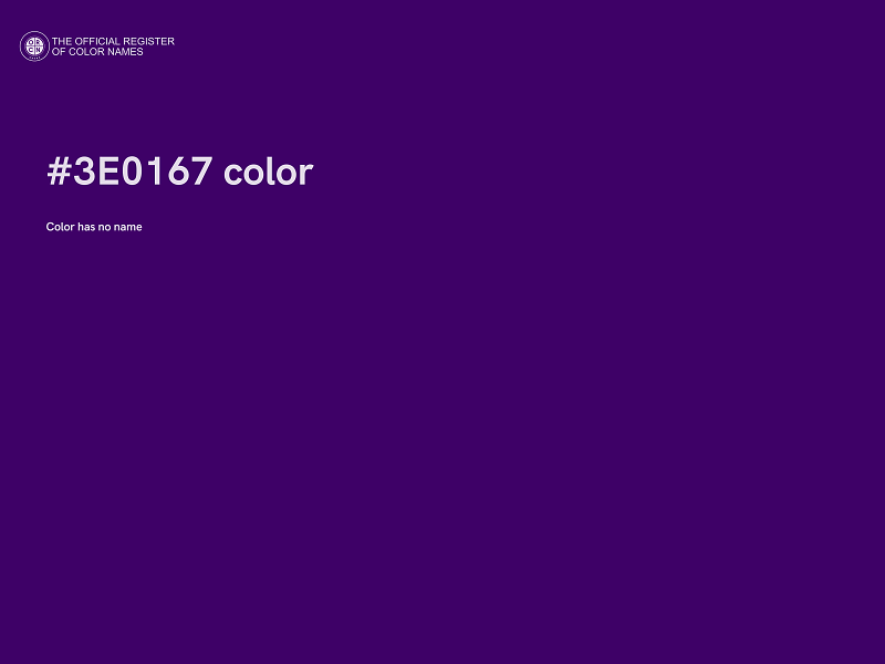 #3E0167 color image