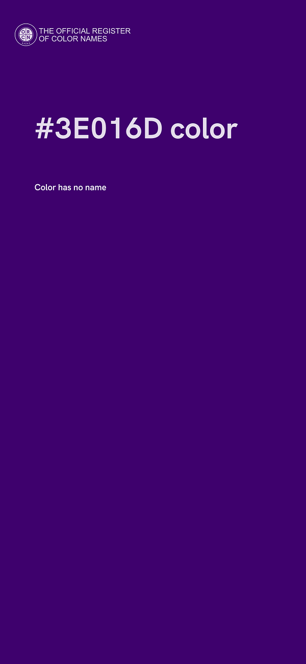 #3E016D color image