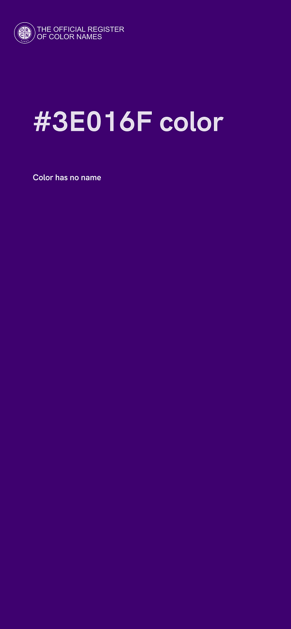 #3E016F color image