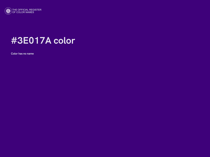 #3E017A color image
