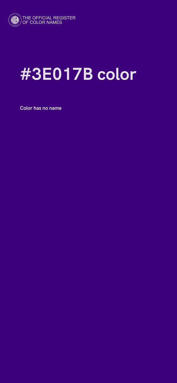#3E017B color image
