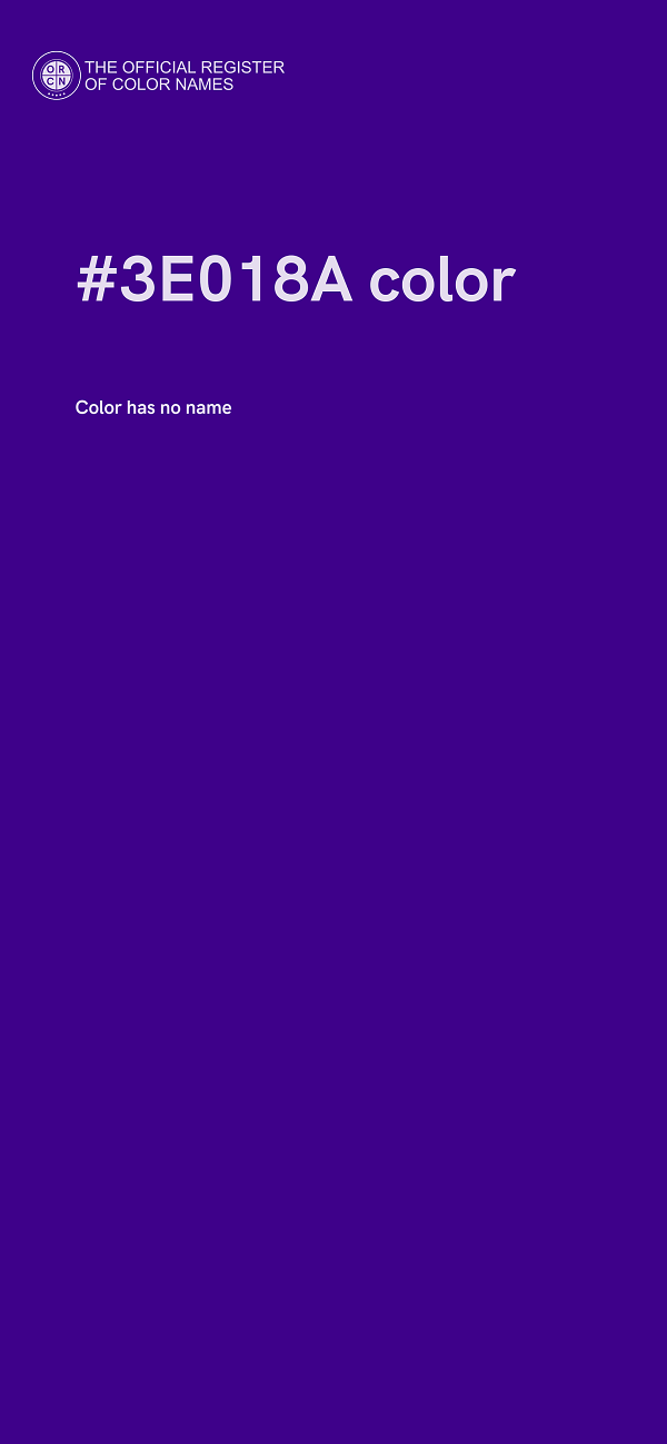 #3E018A color image