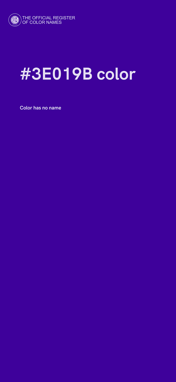 #3E019B color image