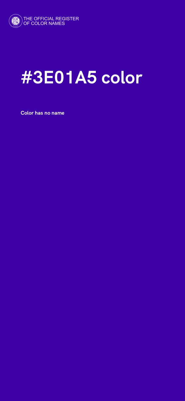 #3E01A5 color image