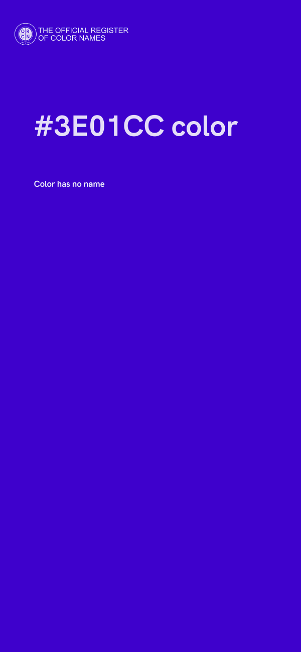 #3E01CC color image
