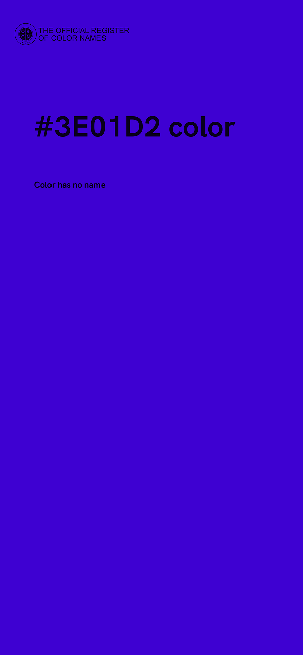 #3E01D2 color image