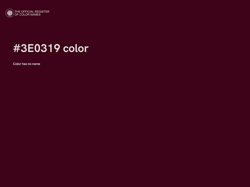 #3E0319 color image