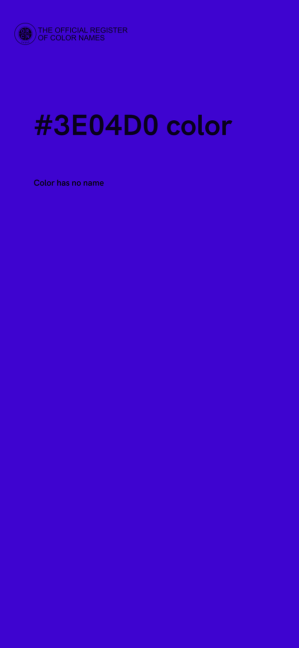 #3E04D0 color image