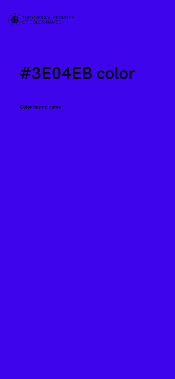#3E04EB color image