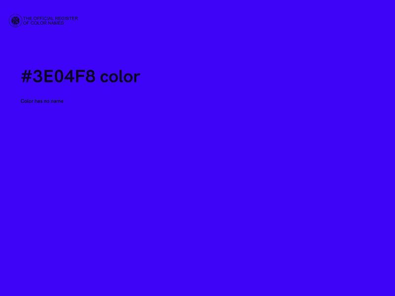 #3E04F8 color image