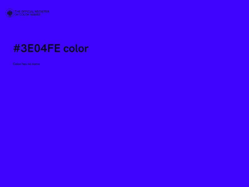 #3E04FE color image