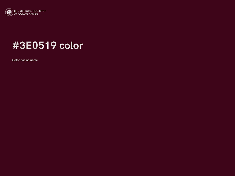 #3E0519 color image