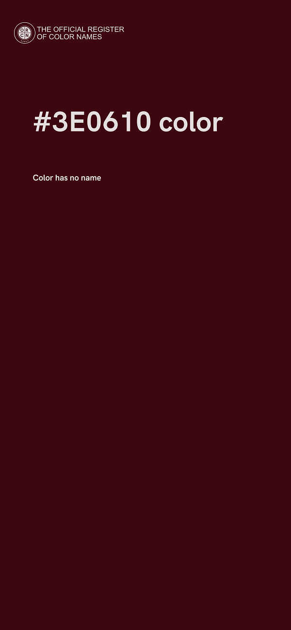 #3E0610 color image