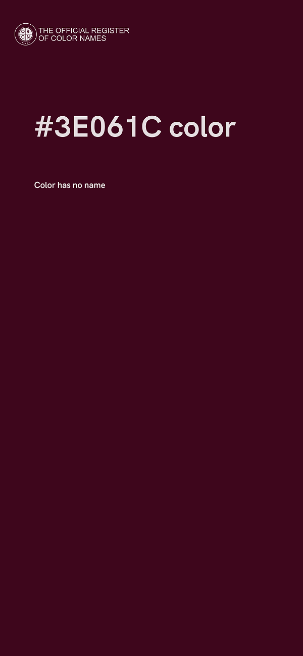 #3E061C color image