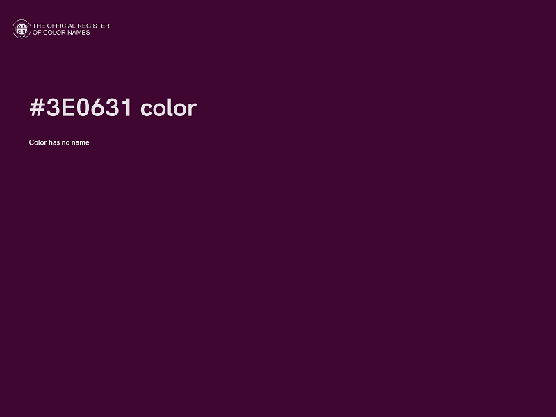 #3E0631 color image