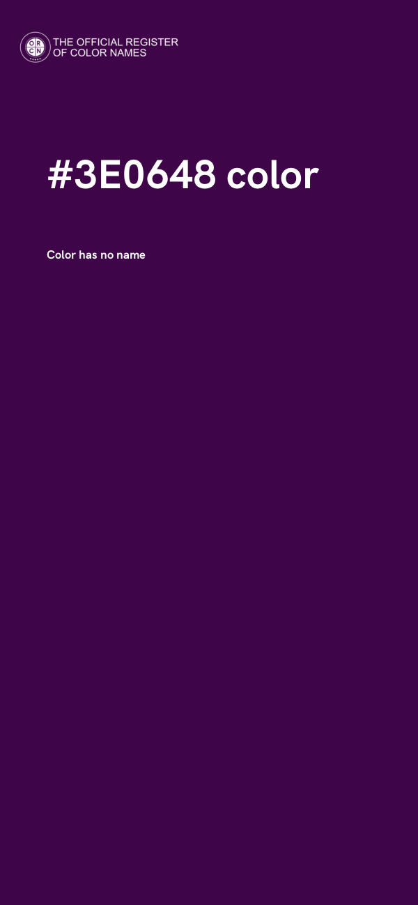 #3E0648 color image