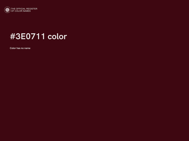#3E0711 color image