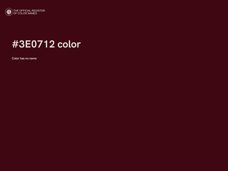 #3E0712 color image
