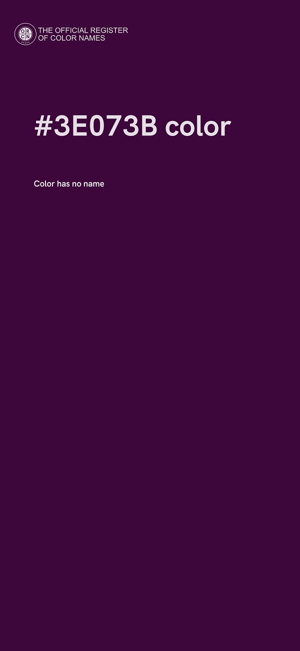#3E073B color image