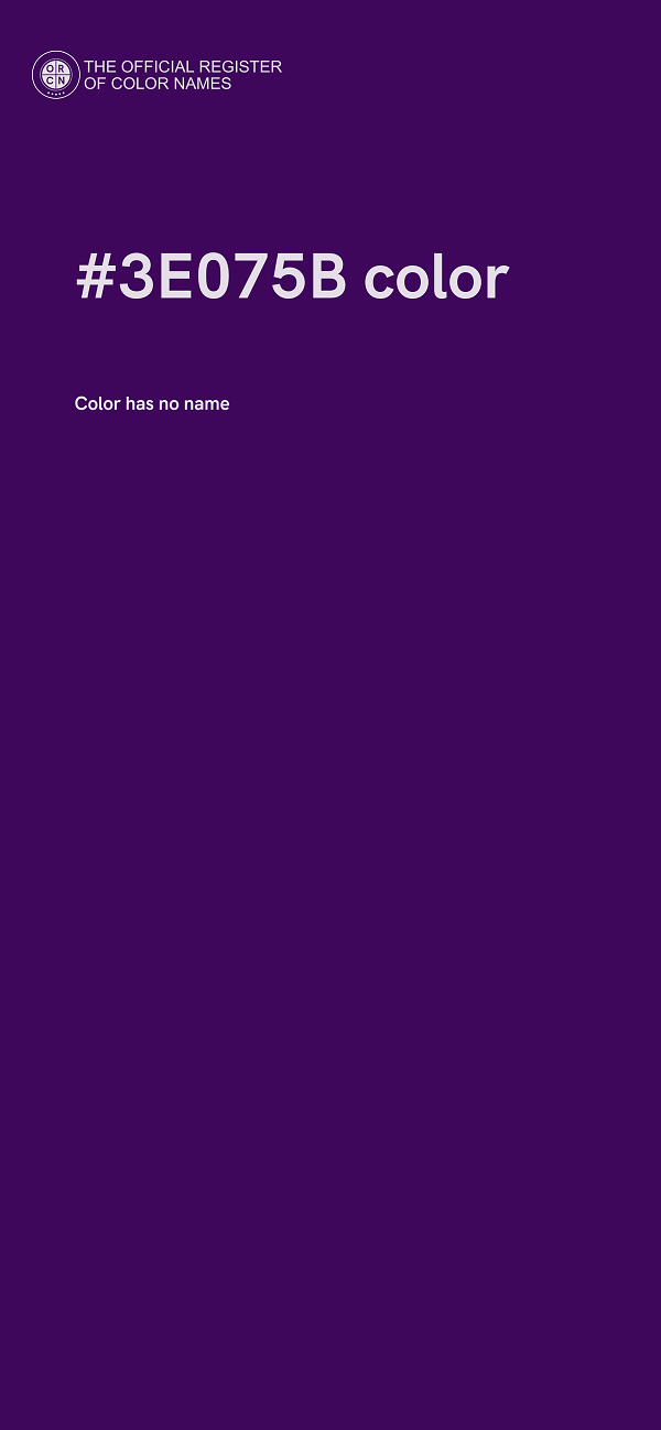 #3E075B color image