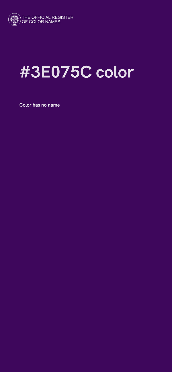 #3E075C color image