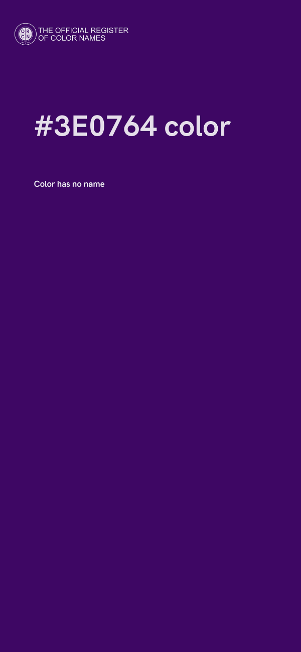 #3E0764 color image