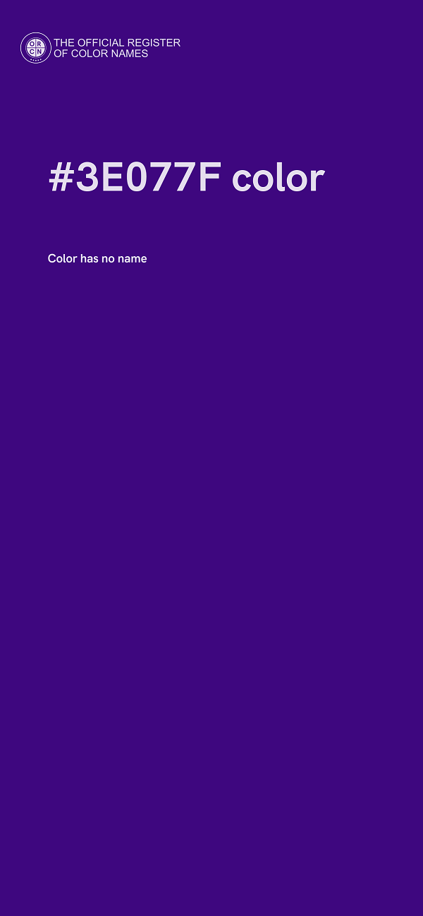 #3E077F color image