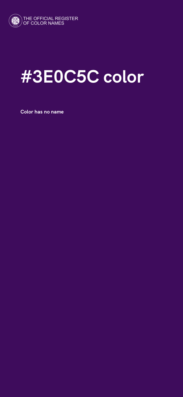 #3E0C5C color image