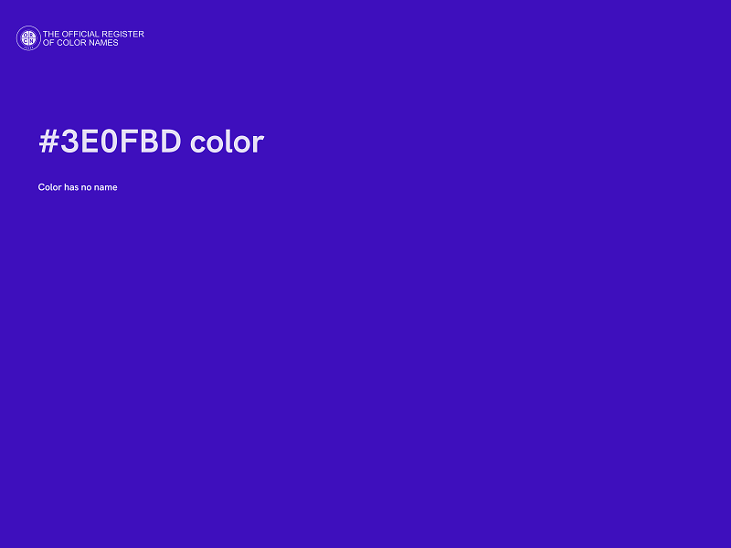 #3E0FBD color image