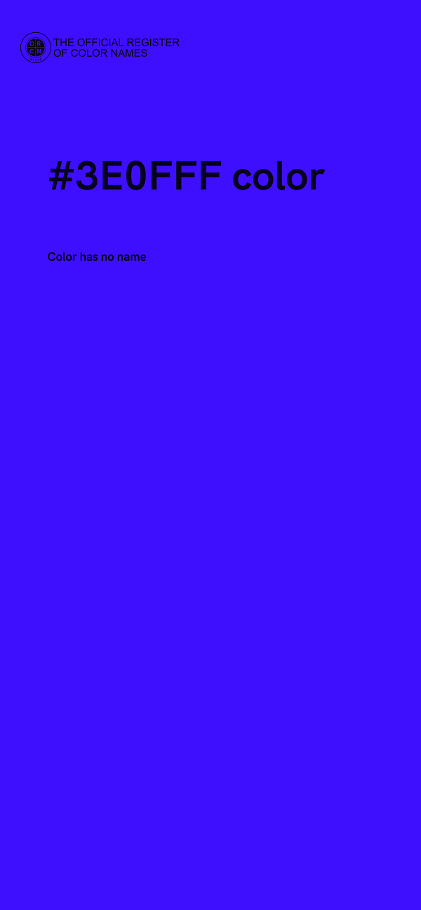 #3E0FFF color image