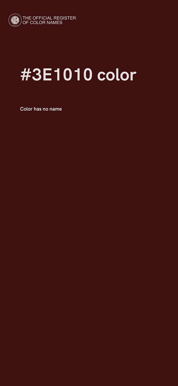 #3E1010 color image