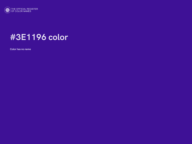 #3E1196 color image