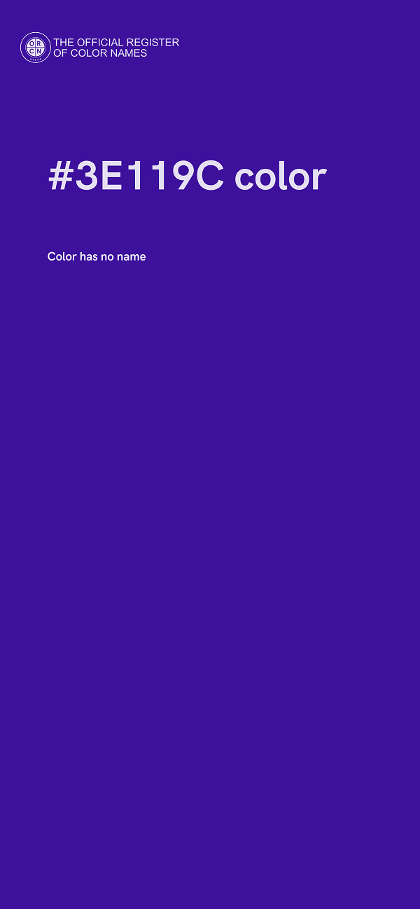 #3E119C color image