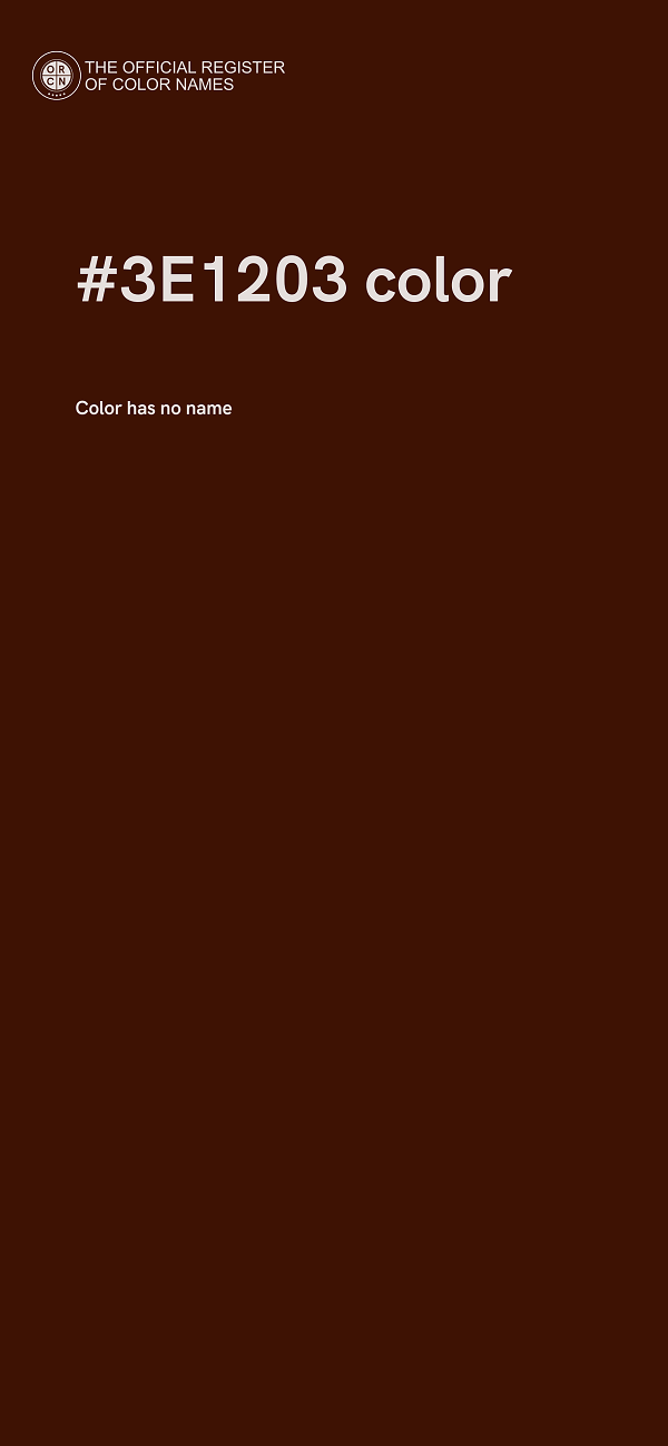 #3E1203 color image