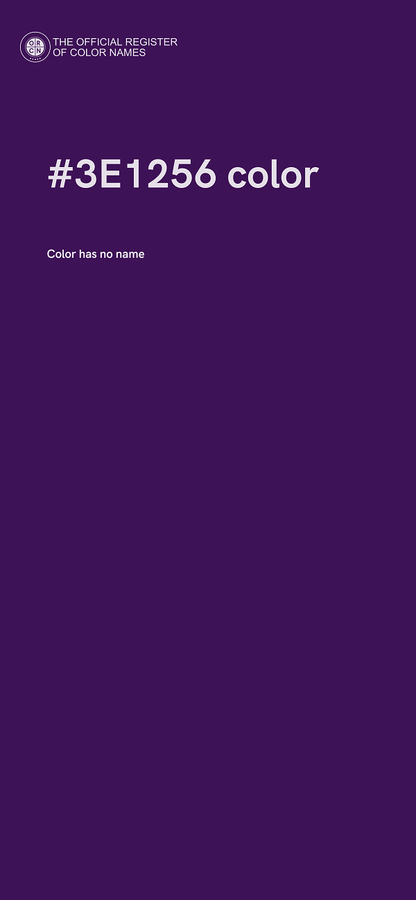 #3E1256 color image