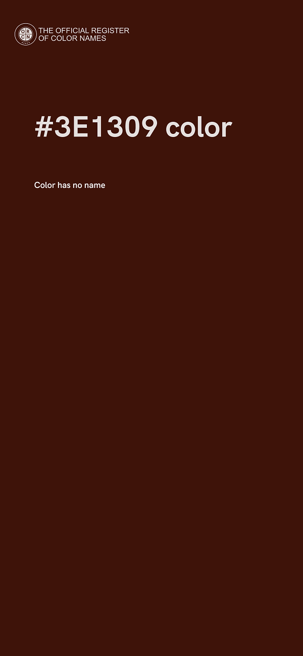 #3E1309 color image