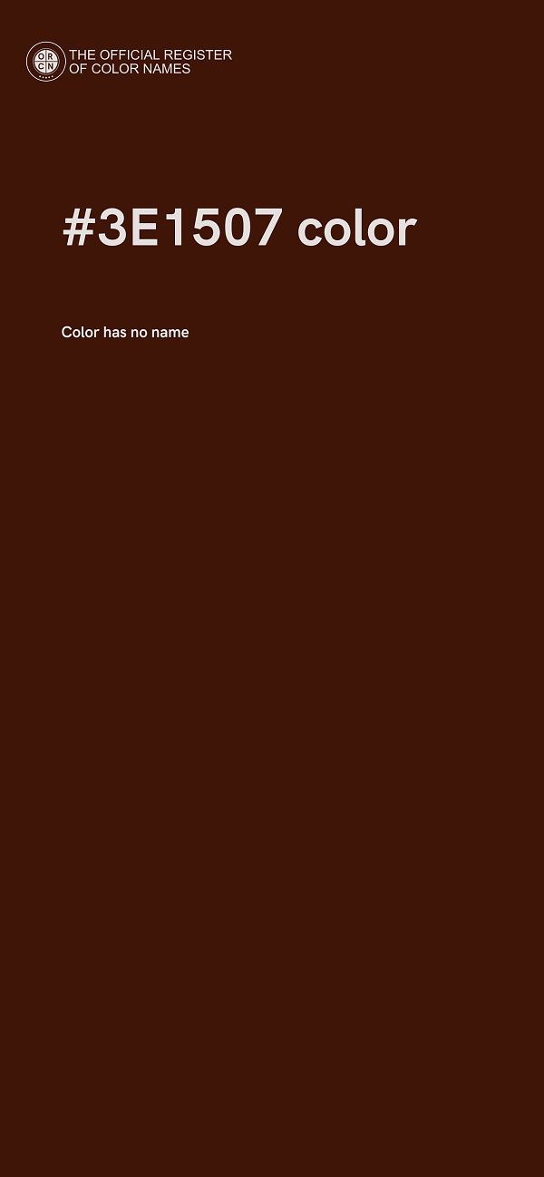 #3E1507 color image