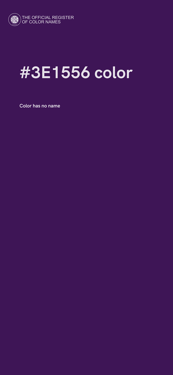 #3E1556 color image