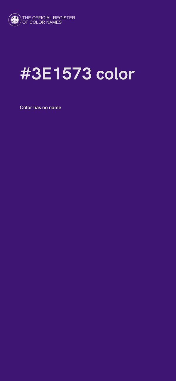 #3E1573 color image