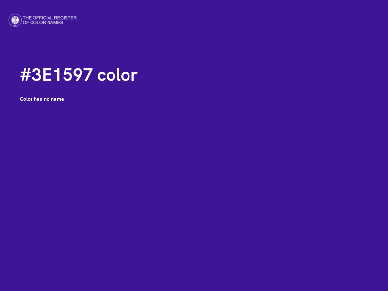 #3E1597 color image