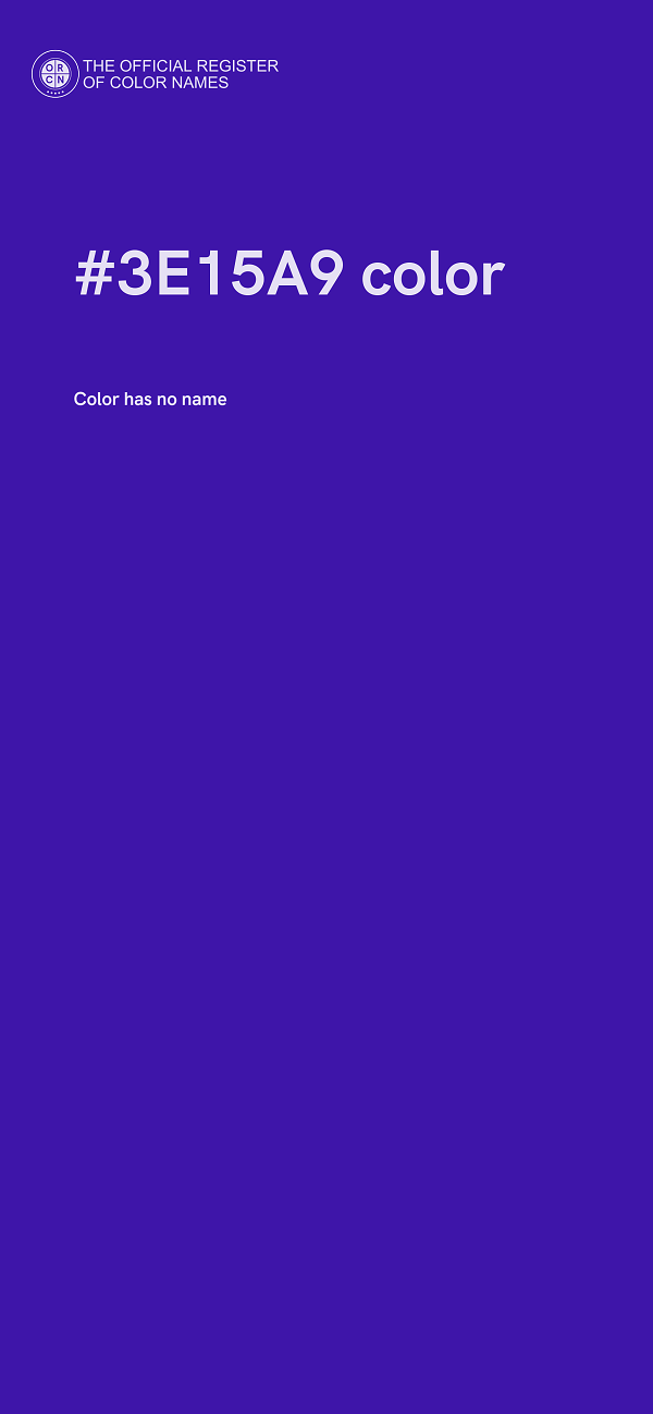 #3E15A9 color image