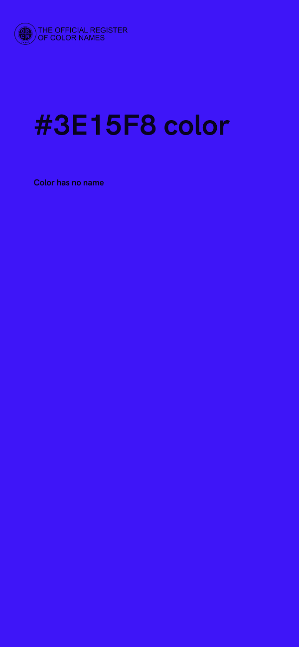 #3E15F8 color image